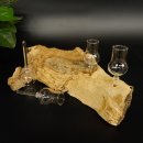 Schnapsanbieter kleine 4 Gläser mit Stiel auf Wurzel Steckglas Set Schnaps Geschenk Neu 27.60.1.72