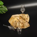 Schnapsanbieter kleine 3 Gläser mit Stiel auf Wurzel Steckglas Set Schnaps Geschenk Neu 27.60.1.78
