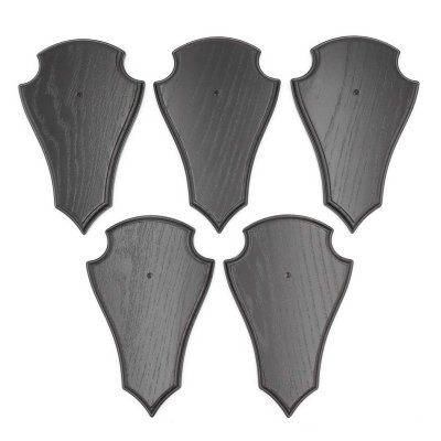 Trophäenschilder Reh 5 Stück Spitz AF19x11 in dunkel ohne Montageklammer GTKv50.58-5
