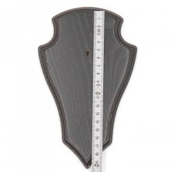 Trophäenschilder Reh 5 Stück Spitz AF19x11 in dunkel ohne Montageklammer GTKv50.58-5