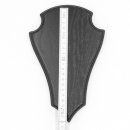 Trophäenschild Reh 1 Stück Spitz AF 21 cm x 13 cm Eiche dunkel + Montageklammer GTKv50.56-1+K