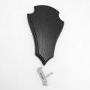 Trophäenschild Reh 1 Stück Spitz AF 21 cm x 13 cm Eiche dunkel + Montageklammer GTKv50.56-1+K