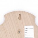 Trophäenschild Reh 1 Stück Spitz AF 21 cm x 13 cm Eiche hell ohne Montageklammer GTKv50.73-1
