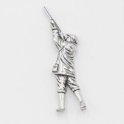 Jäger Shooter Gewehr Pin Anstecknadel Anstecker Hut Schmuck Button Pinwand