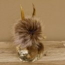 Wolpertinger Wolpi Mini Taxidermy Specimen Blue Eyes Height 23 cm 86.1.1.48