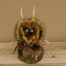 Wolpertinger Wolpi Präparat taxidermy Mini Tannenzapfen Zapfen flieder Augen Höhe 22 cm 86.1.2.56