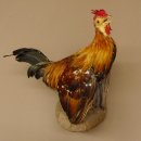 Zwerghahn Hahn Gockl Haushahn auf Sockel hängend Präparat Ganzpräparat taxidermy Deko 90.17.6