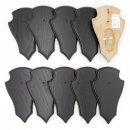 Trophäenschilder Reh 10 Stück Spitz AF 19x11...