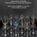 Schnapsgläser Set 6 Stk. mit Hirsch Design 2cl 4cl Geschenk 7 Varianten wählbar