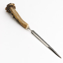 Brieföffner Brief Öffner mit Rehgeweih Horn Griff Reh Geweih Lang 17,5 cm 27.17.46