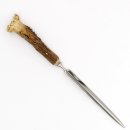 Brieföffner Brief Öffner mit Rehgeweih Horn Griff Reh Geweih Lang 17,5 cm 27.17.47