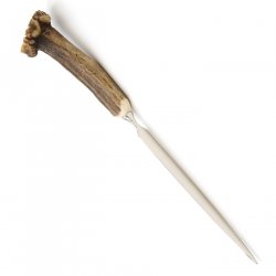 Brieföffner Brief Öffner mit Rehgeweih Horn Griff Reh Geweih Lang 17,5 cm 27.17.48
