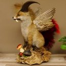 Wolpertinger Wolpi Fuchs mit Hörner Flügel...
