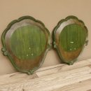 Trophäenschilder 2 er Set Barock Stil Schilder Keiler gebrauchte Schild AF 21 - 19 cm