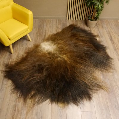 Moschusochse Fell Vorleger mit HKN 170 x 120 cm Vorleger Teppich