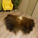 Moschusochse Fell Vorleger mit HKN 170 x 120 cm Vorleger Teppich