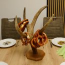 Brezelständer Ständer Rothirschgeweihstange Hirsch Höhe 49 cm Hirschstange