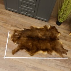 Gams Fell Tierfell Gamsfell Gemse Vorleger Dekoration Länge 120 cm 87.7.20