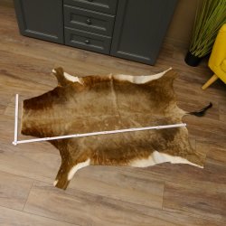 Blessbock Fell Vorleger Buntbock Dekoration Länge 146 cm