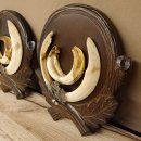 Keilerwaffen 3 er Set Wildschweinwaffen (Sus scrofa) L bis ca. 20,5 cm Trophäe Keiler Gewaff Trophäenschild
