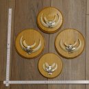 Keilerwaffen 4 er Set Wildschweinwaffen (Sus scrofa) L...