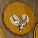 Keilerwaffen 4 er Set Wildschweinwaffen (Sus scrofa) L bis 12,5 cm Trophäe Keiler Gewaff Trophäenschild