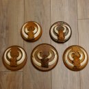 Keilerwaffen 5 er Set Wildschweinwaffen (Sus scrofa) L...