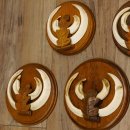 Keilerwaffen 5 er Set Wildschweinwaffen (Sus scrofa) L bis 18,6 cm Trophäe Keiler Gewaff Trophäenschild