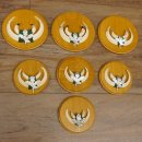 Keilerwaffen 7 er Set Wildschweinwaffen (Sus scrofa) L...