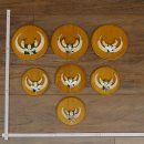 Keilerwaffen 7 er Set Wildschweinwaffen (Sus scrofa) L...