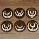 Keilerwaffen 6 er Set Wildschweinwaffen (Sus scrofa) L...