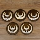 Keilerwaffen 5 er Set Wildschweinwaffen (Sus scrofa) L...