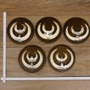 Keilerwaffen 5 er Set Wildschweinwaffen (Sus scrofa) L...