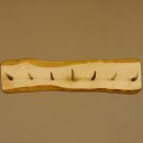 Geweih Garderobe mit 7 Haken aus Hirschspitzen auf Holzbrett Wandgarderobe Unikat 27.8.109