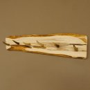 Geweih Garderobe mit 6 Haken aus Hirschspitzen auf Holzbrett kleine Wandgarderobe Unikat 27.8.112