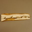 Geweih Garderobe mit 6 Haken aus Hirschspitzen auf Holzbrett kleine Wandgarderobe Unikat 27.8.112