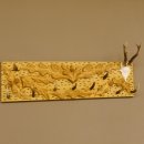Geweih Garderobe mit 9 Haken aus Hirschspitzen auf Holzbrett verziert Rehgeweih Wandgarderobe Unikat 27.8.113