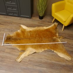 Damhirsch Fell Hirschfell Vorleger Teppich Deko Länge 154 cm 87.3.18
