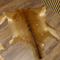 Damhirsch 3 Stück Felle Fell Hirschfell Vorleger Teppich Deko Länge 104-160-113 cm 87.3.23