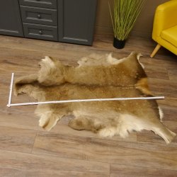 Damhirsch Fell Hirschfell Vorleger Teppich Deko Länge 140 cm 87.3.25