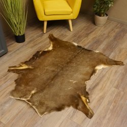 Damhirsch Fell Hirschfell Vorleger Teppich Deko Länge 117 cm 87.3.26