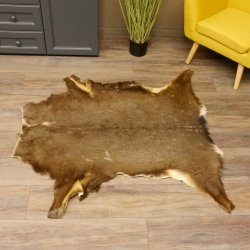 Damhirsch Fell Hirschfell Vorleger Teppich Deko Länge 117 cm 87.3.26