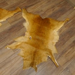 Rehfell 2 Stück Felle Sommer Reh Fell Hirschfell Vorleger Teppich Deko