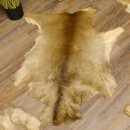 Rehfell 4 Stück Felle Winter Reh Fell Hirschfell Vorleger Teppich Deko