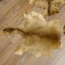 Rehfell 4 Stück Felle Winter Reh Fell Hirschfell Vorleger Teppich Deko
