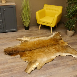 Damhirsch Fell Hirschfell Vorleger Teppich Deko Länge 164 cm 87.3.29