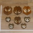 Keilerwaffen 8 Stück Wildschweinwaffen (Sus scrofa) Trophäe Keiler Gewaff 31.67