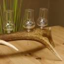 Schnapsanbieter 6 große Gläser Steckglas mit Stiel auf Rothirschstange Geschenk 27.60.2.36