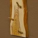 Schlüsselbrett Geweih Rehstange handgefertigt Schlüssel Unikat 5 Spitzen Haken Rehgeweih 27.8.118