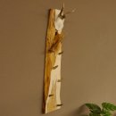 Schlüsselbrett Geweih Rehstange handgefertigt Schlüssel Unikat 5 Spitzen Haken Rehgeweih 27.8.118